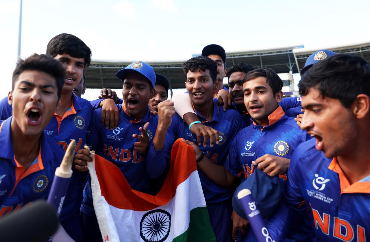 U-19 World Cup : India win record-extending fifth U19 World Cup title, beat England by 4 wickets